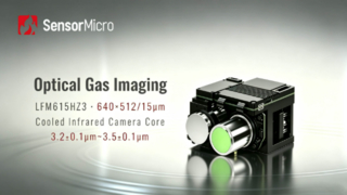 Sensore ottico di gas Nucleo a infrarossi raffreddato 640x512/15μm #infrared#shorts