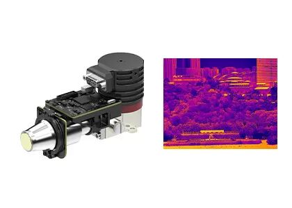 15μM 640x512 MCT MWIR Cooled Thermal Module With Integrated Dewar Cooler Assembly