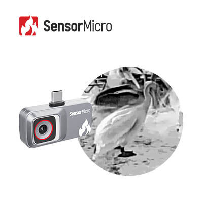 Fotocamera termica plug-in con risoluzione 256 × 192 e dimensione dei pixel di 12 μm per smartphone tramite interfaccia USB 2.0