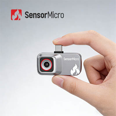 Camera termica plug-in ultracompatta con risoluzione 256×192 e microbolometro di dimensione pixel di 12μm