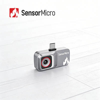 Fotocamera termica plug-in a risoluzione 256×192/12μm con interfaccia USB2.0 e design senza messa a fuoco