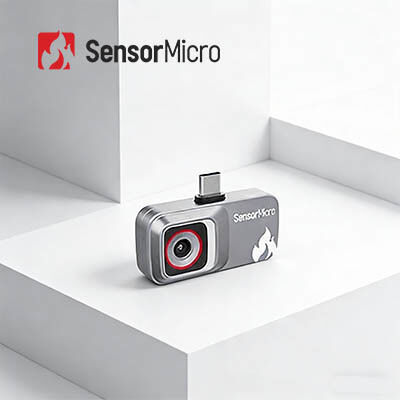 Telecamera termica formato dongle, risoluzione 120x90, con interfaccia USB2.0 per dispositivi mobili