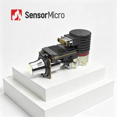 Modulo di imaging termico raffreddato per rilevamento perdite di gas, risoluzione 320x256, gamma spettrale 10.3-10.9μm, NETD 20mK
