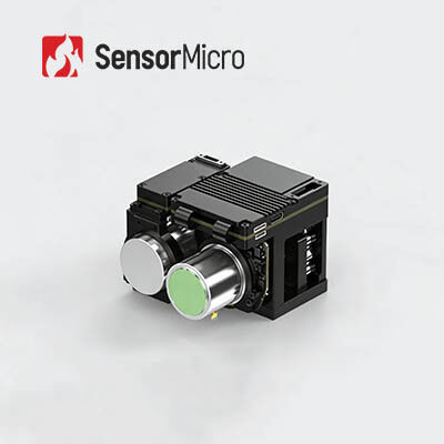 640×512 Risoluzione 15μm Pixel Size Optical Gas Imaging Camera con gamma spettrale da 3,2 a 3,5μm per il rilevamento delle perdite di gas