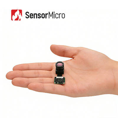 256×192 Risoluzione 12μm Modulo di telecamera a infrarossi non raffreddato per la sorveglianza della sicurezza con design compatto 17×17mm