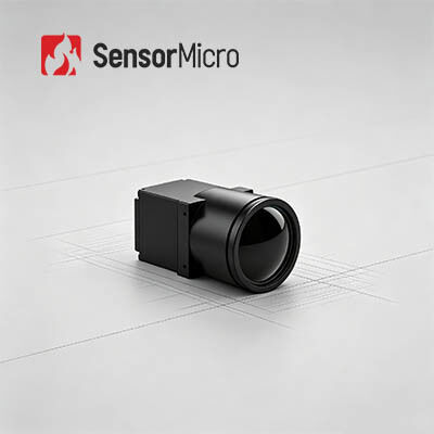 Nucleo della termocamera LWIR non raffreddato con risoluzione 1280x1024 e passo pixel di 12μm