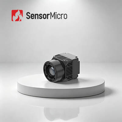 Modulo per telecamera a infrarossi per imaging termico medicale con risoluzione 640x512 e pixel pitch di 8 µm per una precisione di ±0,5 °C