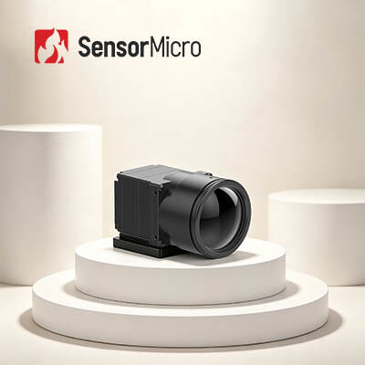 Modulo di imaging termico LWIR VOx non raffreddato con risoluzione 1280x1024/12µm, frequenza fotogrammi digitale 30Hz e NETD ≤40mK