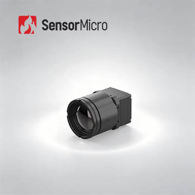 Modulo di imaging termico con risoluzione 640x512 e pitch pixel da 12 µm con misurazione della temperatura